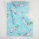 Bed linen for puppet "Unicorn on Blue", sheet, blanket, pillow