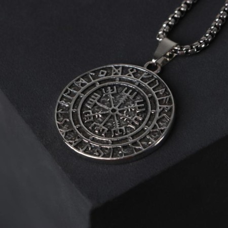 Pompeii pendulum of antiquity, color black silver, 70 cm