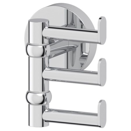 Roller hook triple, chrome, artwelle