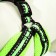The ammunition set is soft, reflective, leash 120 x 1.5 cm, Osh 35-53 cm, yellow