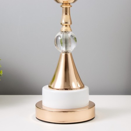 Board lamp "Marfa" E27 40W white-gold 22x22x40 cm Risalux-4
