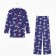 Female pajamas (shirt and trousers) KAFTAN Zebra size 40-42, Blue color