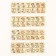 Domino wooden "animals" 28 chips 60x27 mm