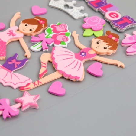 Stickers from EVA "Ballerina" Assorted.-1