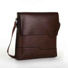 Male bag, brown color