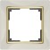 Frame for 1 post WL03-FRAME-01-IVORY-GD, color gold, ivory