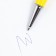 Pen with a shaker “dear teacher”, blue paste, metal, 1 mm