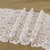 Lace elastic fabric, 190 mm × 2.7 ± 0.5 m, milk color