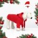 Animal suit "Santa Claus", size XS, red