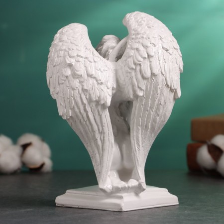 Figure "Girl Angel" 19x13cm, white-2
