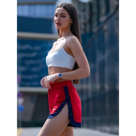 Women's shorts isee, size 50 cm, red color-10