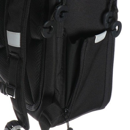 Frame saturan, 36 x 29 x 18 cm, Grizzly, + keychain, plush, black-10