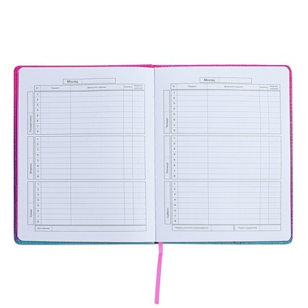 Universal Grade 1-11 Diary, 48 sheets "Chibi", solid cover of artificial leather, lies, universal cheat sheet, block 80 g/m2-6