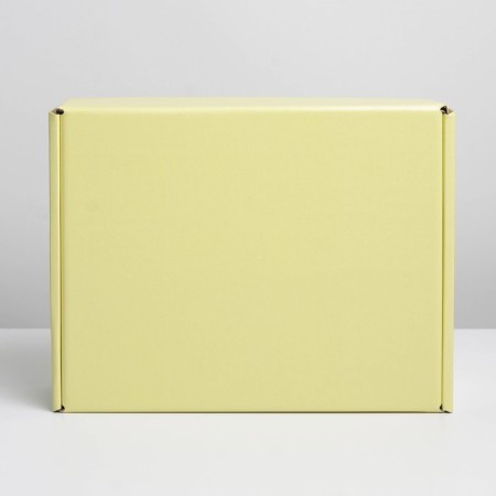 Gift folding box, packaging, "yellow", 27 x 21 x 9 cm-3