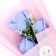 Bouquet of soap roses, blue