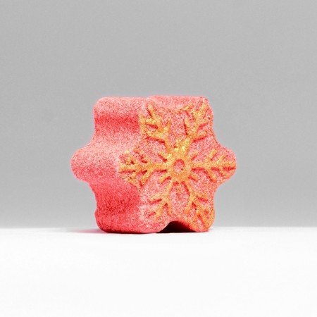 New Year's bomb for a bath with the aroma of citruses "Snowflake", 20 g-1