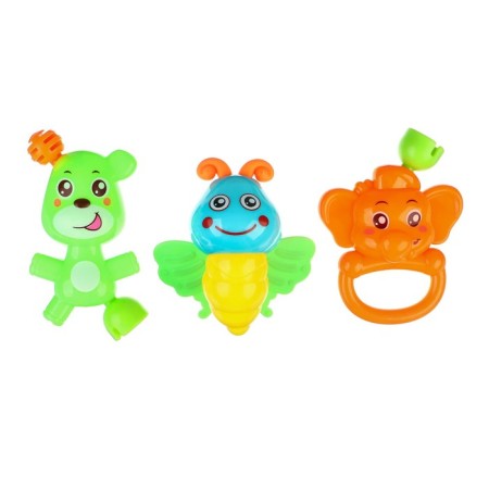 Set of rattles "Let's play", 3 pcs, crumb me-2