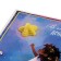 Mini-postcard "Star from the sky!" Dec. element, girl, 9.5x8 cm