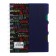 Notepad on the crest A6, 100 sheets, line, plastic cover, with graffiti dividers, mix