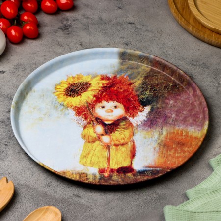 Track "Vasya with sunflower", 33 x 2 x 0.32 cm, metal