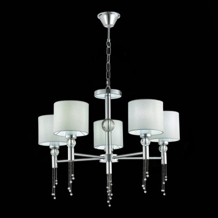Suspended EVOLUCE lamp. Sle105173-05. Primma. 5x60 watts, E27, 65x65x48 cm, chromium color-1