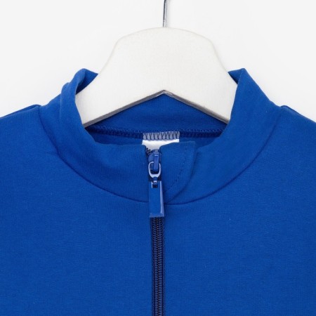 Costume (jumper, trousers), children are launched, cornflower color, height 98 cm-7