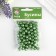 Astra beads 8 mm, set 25 grams, green