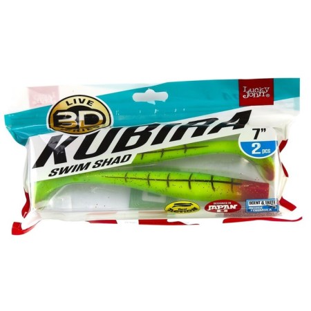 Vibro -highs LJ 3D Series Kubira Swim Shad 7.0in (17.50)/PG15 2pcs.-3