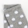 Women's socks "peas", light gray color, size 23-25