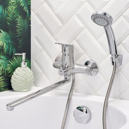 BUNNE BUNE BOOU B8282-45F, pour 322 mm, shower set, brass, chrome-1