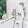 BUNNE BUNE BOOU B8282-45F, pour 322 mm, shower set, brass, chrome