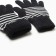 Female gloves, black color, size 18