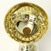 Cup 107, award figure, gold, a stone stand, 22 x 8 x 5 cm.
