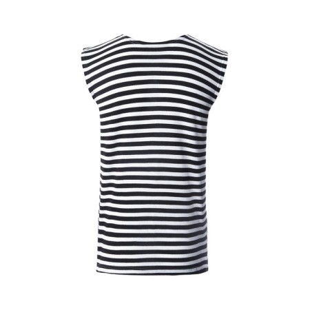 T-shirt male vest (knitting), black color, size 48-50-4