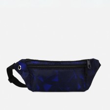Lightning waist bag, outer pocket, dark blue color