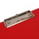 A tablet with a clamp A5, 245 x 175 x 3 mm, covered with high -quality boumvinyl, red (clipboard)