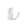 Hook furniture tundra KM201WH, two -rod, white color