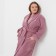 Women's bathrobe, dry rose color, size 54