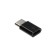 Red Line adapter with MicroUSB on Type-C, black