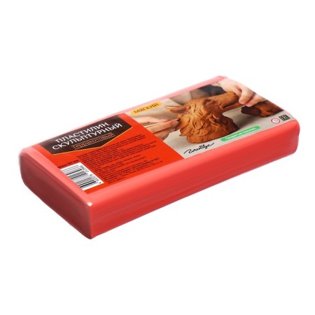Plasticine sculptural Globus, soft, terracotta, 500 g