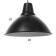 Bayerlux 2537/1BK lamp, 40W E27, black color