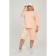 Female suit, size 52, powder color
