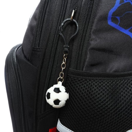 School backpack 40 x 33 x 15 cm, ergonomic back, Across 548, black ACR23-548-6-12