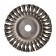 Denzel Ushm brush, 150 mm, flat, twisted stainless steel. wire 0.5 mm, landing 22.2 mm
