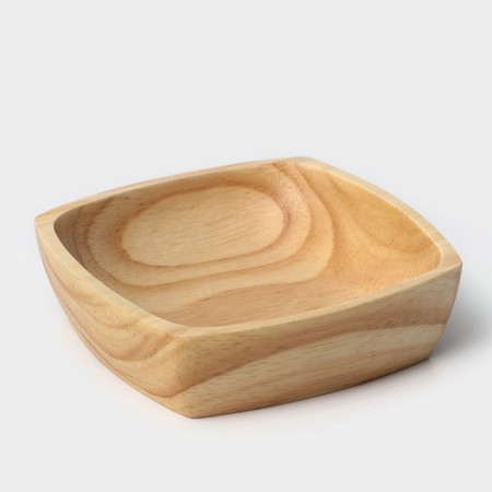 Plate - square salad bowl, 10.2 × 10.2 × 3, gvee-1