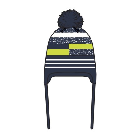 Knitted set for a boy: hat and snood, size 50-5