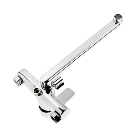 Accoona A7103B bath mixer, one -leaf, with shower, silumin, chrome-2
