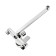 Accoona A7103B bath mixer, one -leaf, with shower, silumin, chrome