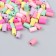 Beads for creativity wood "pastel tones. Cylinders" set of 20 g 0.9x0.7 cm