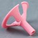 Holder-capture for balls, d = 5 mm, pink color, set of 100 pcs.